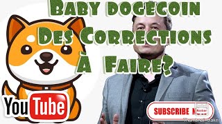 Baby dogecoin  Des défaillances à corrigerAnalyse technique [upl. by Herve]