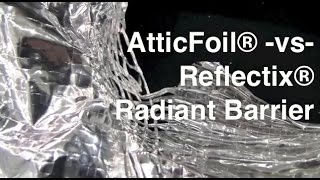 Reflectix® Radiant Barrier Vs AtticFoil® Heavyweight Radiant Barrier [upl. by Mikol]