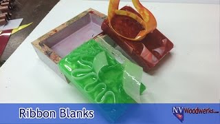 Making Ribbon Pen Blanks  Casting Alumilite Resin [upl. by Ysnil627]