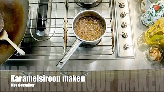 KARAMELSIROOP MAKEN met rietsuiker [upl. by Baten]