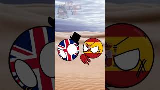 España vs Inglaterra Pelea de continentes xD flipaclip countryballs countryballsanimation [upl. by Llerrem]