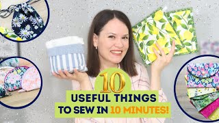 MUST TRY 10 quick amp easy sewing projects to sew sell and gift in 2024 [upl. by Lleinad]