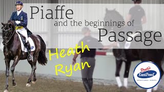 Piaffe and the beginnings of Passage training  Dressage with Heath Ryan [upl. by Berthoud]