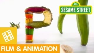 Sesame Street Which Foods Begin with the Letter P [upl. by Iolande]