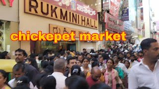 Bangalore market chickepet heavy traffic 2024 hidden Karnataka amaresh [upl. by Akira]