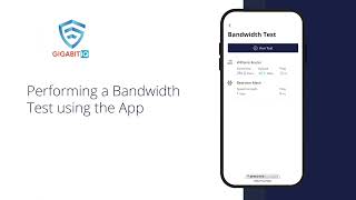 Performing a Bandwidth Test using the App [upl. by Adnohr]