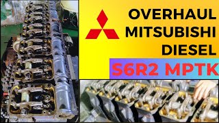 Overhaul Mitsubishi Diesel Engine S6R2MPTK [upl. by Spratt246]