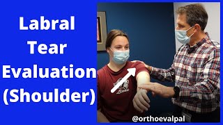 Labral Tear Evaluation Shoulder [upl. by Ocer706]