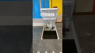 Remote Control Basement Door Kit Custom Size [upl. by Omissam]