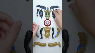 UNBOXING SUPERHERO THANOS  SPIDERMAN  SUPERMAN dcsuperheroes avengerstoys [upl. by Nitza]