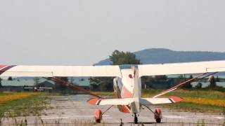 HD Bellanca 7KCAB Citabria and Bellanca 7ECA Citabria Takeoff CSU3 [upl. by Reinar]