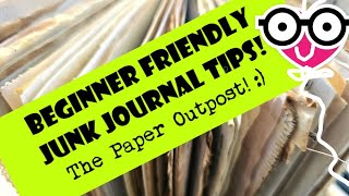 BEGINNER FRIENDLY JUNK JOURNAL DECORATING IDEAS Junk Journal Fun The Paper Outpost [upl. by Anaer]