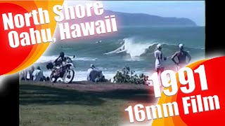 North Shore 1991 Digitally Remastered 16mm Film  Compilation  World Champion Surfers [upl. by Audri]