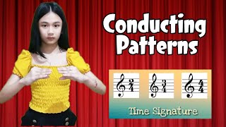 Conducting Patterns  Time Signature 24 34 and 44 [upl. by Hashum]