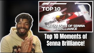 Top 10 Moments of Ayrton Senna Brilliance  F1 Reaction [upl. by Mack]