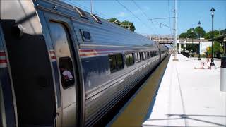 Amtrak Northeast Regional Trains Arriving and Departing Kingston RI [upl. by Susumu500]