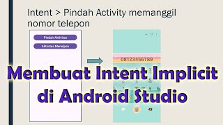 Membuat Intent Implicit Menggunakan Android Studio [upl. by Alper659]