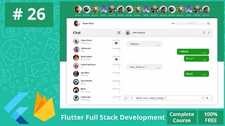 Full Stack WhatsApp Clone App Development  Messages Header  Flutter amp Firebase Web App Tutorial [upl. by Ikkim968]