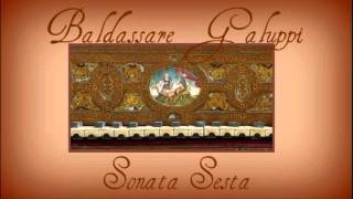 B Galuppi Sonata n 6 for harpsichord in C major from XXV Sonatas  I Gregoletto [upl. by Najar]