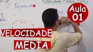 Velocidade Média  Conceitos Iniciais Aula 01 [upl. by Aviva]