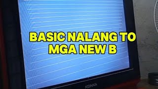 CRT TV WHITE DISPLAY amp HORIZONTAL LINES BASIC NALANG TO SA MGA NEW B [upl. by Rhoads162]