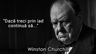 Winston Churchill  15 citate despre viață citatecelebre romania [upl. by Nerhe829]