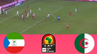 🔴 LIVE Equatorial Guinea vs Algeria Africa Cup of Nations qualification 2025  Match LIVE Now [upl. by Ytinav]