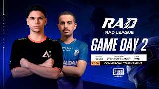 RAD LEAGUE DAY 2 PUBG MOBILE  KALAMBOOR [upl. by Nisotawulo]