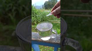 crazy experiment with milk🤭 experiment science water scienceexperiment fact consentgamer [upl. by Rimahs571]