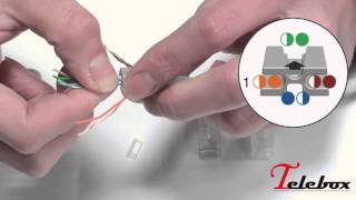 Cat6A UTP Patch Cord  How to Terminate [upl. by Arimas156]