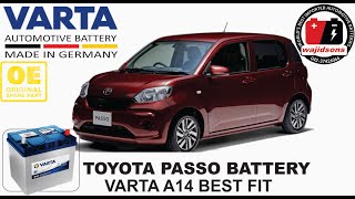 Toyota Passo Varta Battery Replacement [upl. by Anairotciv264]