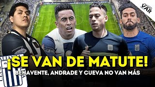 LA PURGA en ALIANZA LIMA continua BENAVENTE ANDRADE y CUEVA no van más en Alianza Lima [upl. by Lokkin234]