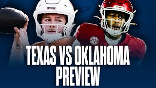 Why Texas Football WILL DOMINATE Oklahoma Football  Texas vs Oklahoma Preview [upl. by Eadwine]