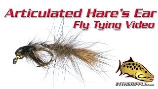 Articulated Hares Ear Fly Tying Video Instructions [upl. by Ainit]