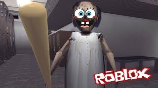 VIREI A VOVÓ GRANNY  BoB Esponja no Roblox [upl. by Curhan]