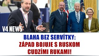 BLAHA BEZ SERVÍTKY ZÁPAD BOJUJE S RUSKOM CUDZÍMI RUKAMI [upl. by Refotsirk]