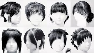 2021💇🔥Incleibles cortes de flequillos  How to cut bangs easily and quickly Art in bangs cut [upl. by Torp684]