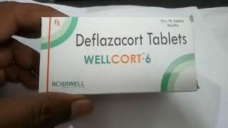 Wellcort 6mg Tablet View Uses Side Effects Price in hindi [upl. by Fillander]