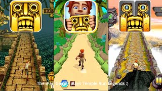 Temple Run Legends VS Temple Run 1 VS Temple Run 2  Temple Run Legends Gameplay [upl. by Ytsanyd688]