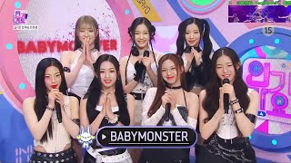 BABYMONSTER SBS INKIGAYO INTERVIEW [upl. by Xer959]