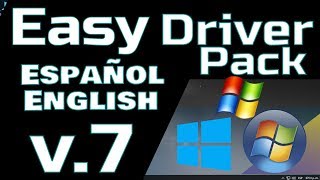 Easy Driver Pack v7  🧐 Español  English  🤩 Windows Xp 7 81 10 [upl. by Tila]