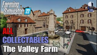 FS22 THE VALLEY FARM  Earn extra money  All 10 Collectables [upl. by Brunn296]