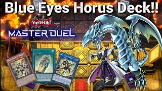 New Blue Eyes Horus Deck  Its Incredible the Power he has Now  YuGiOh Máster Duel [upl. by Gemini2]