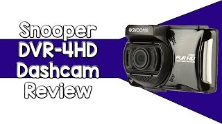 Snooper DVR4HD Dashcam Review [upl. by Symon]