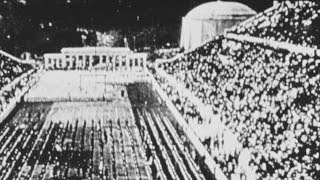 Very early film of The Olympics  quotAthens 1896quot [upl. by Siol]