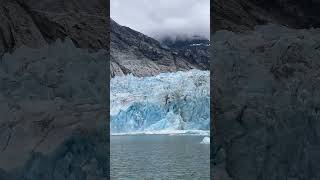 Glacier Ice Breaking in to the Sea glacier icemelting iceberg [upl. by Noryv935]