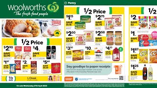 woolworths australia  Weekly Special Woolworths Catalogue Valid from 27 April to 03 May 2022 [upl. by Nannerb]