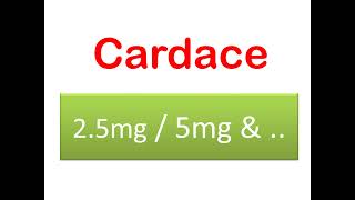 Cardace 25mg  5mg [upl. by Ilrebmyk]