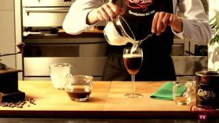 Irish Coffee ricetta e preparazione della bevanda  Ricette Caffè Poli Torrefazione TV [upl. by Kwabena]