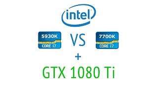 i7 5930k vs i7 7700K  1080TI  5 GAMES  1080p 1440p 4k [upl. by Junia]